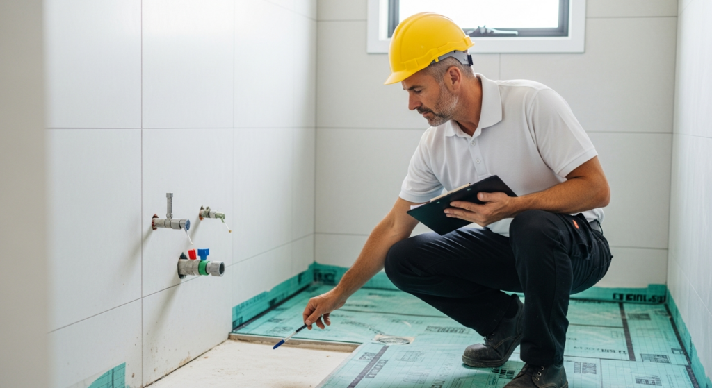 Waterproofing & Fixing Stage Inspection — What's Checked at Stage 4 — Star Building Inspections, Melbourne western suburbs