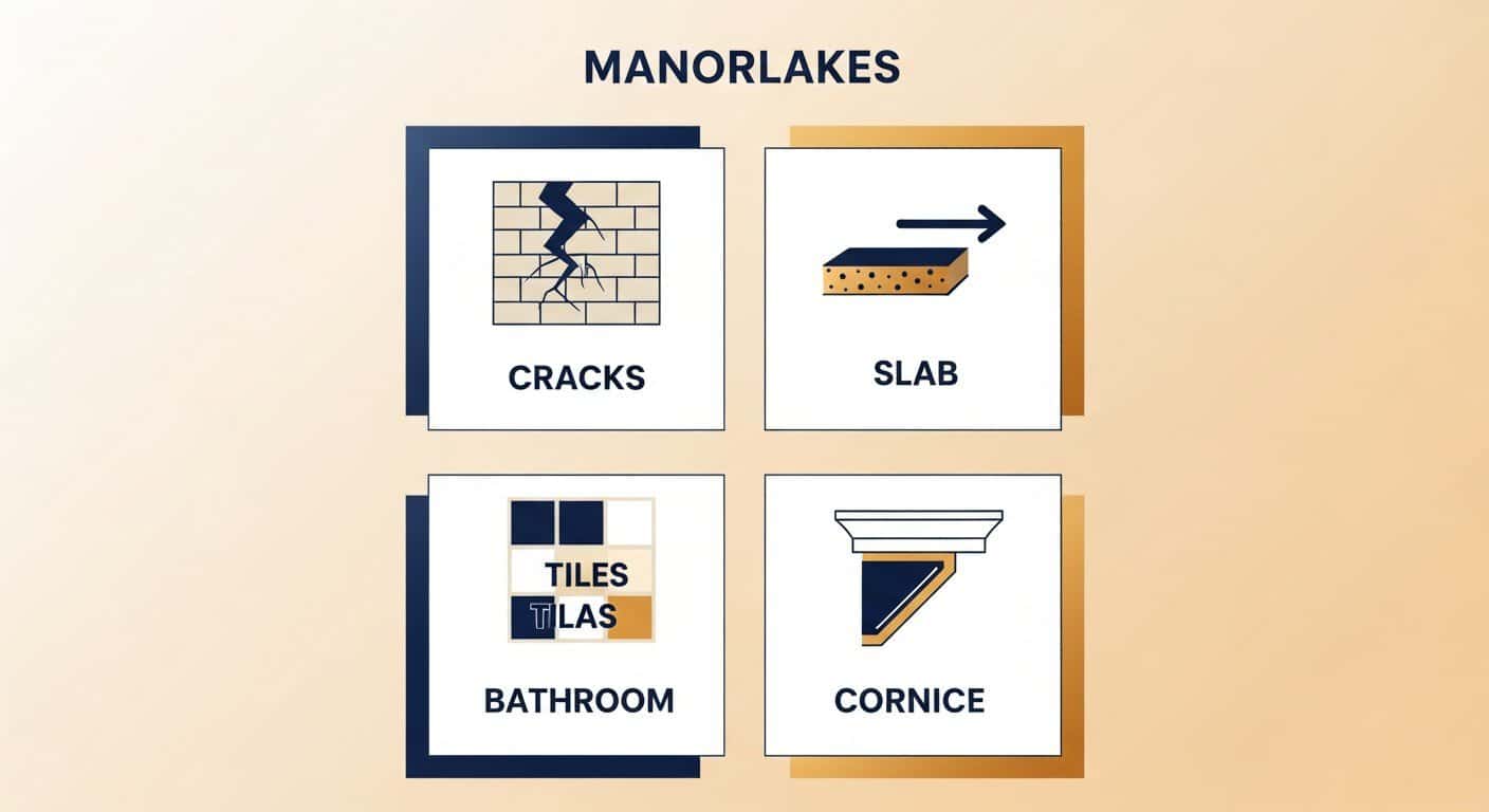 The four defects we see most often when inspecting homes in Manor Lakes