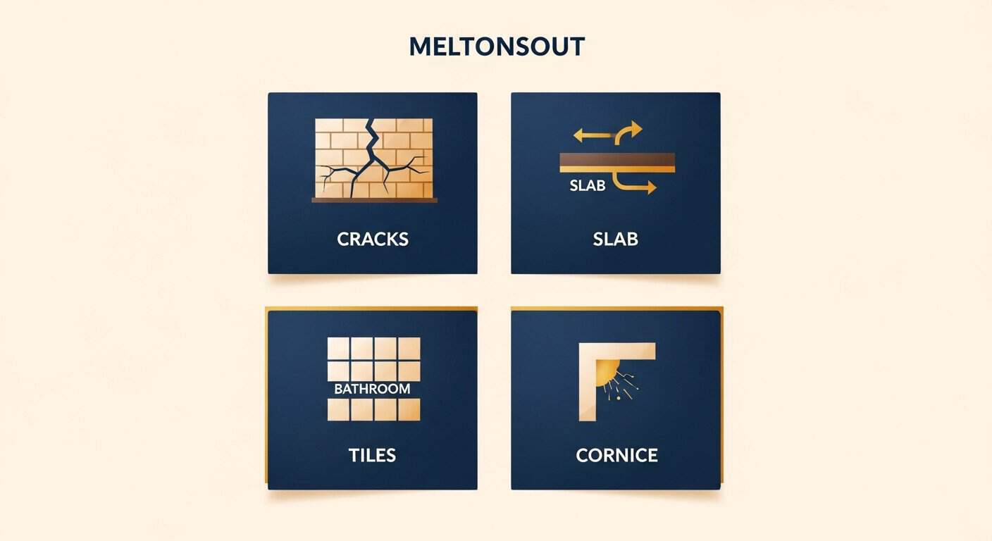 The four defects we see most often when inspecting homes in Melton South
