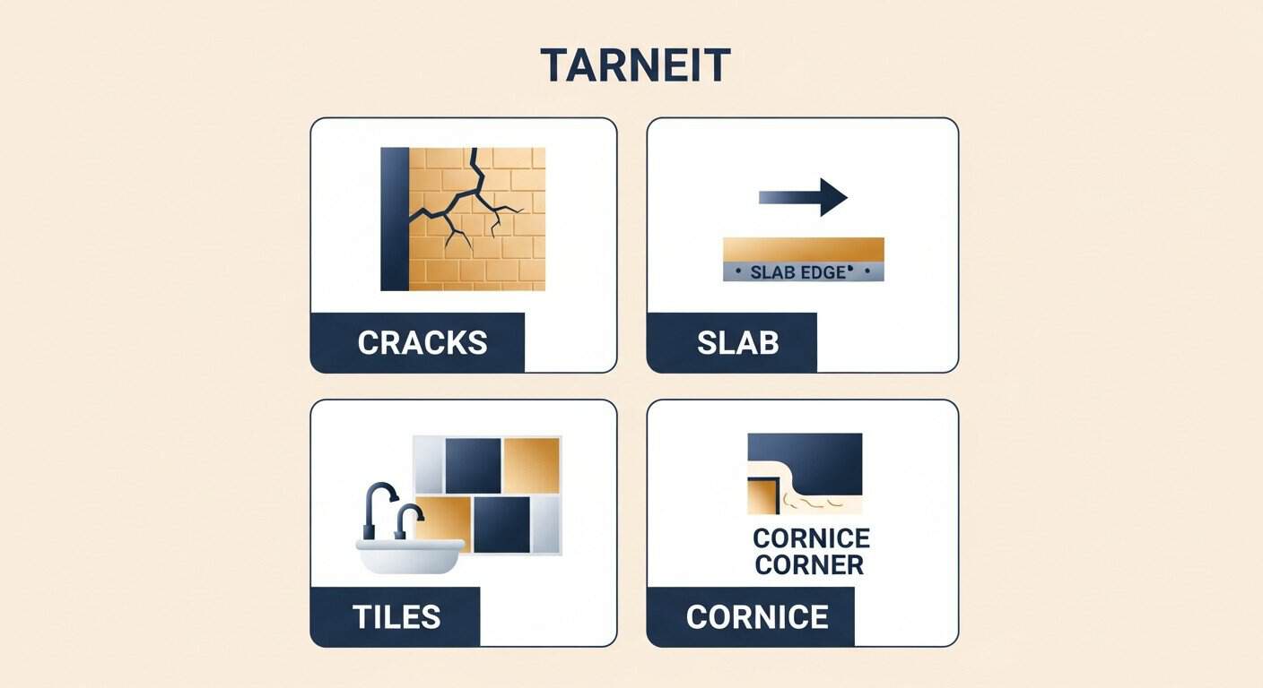 The four defects we see most often when inspecting homes in Tarneit