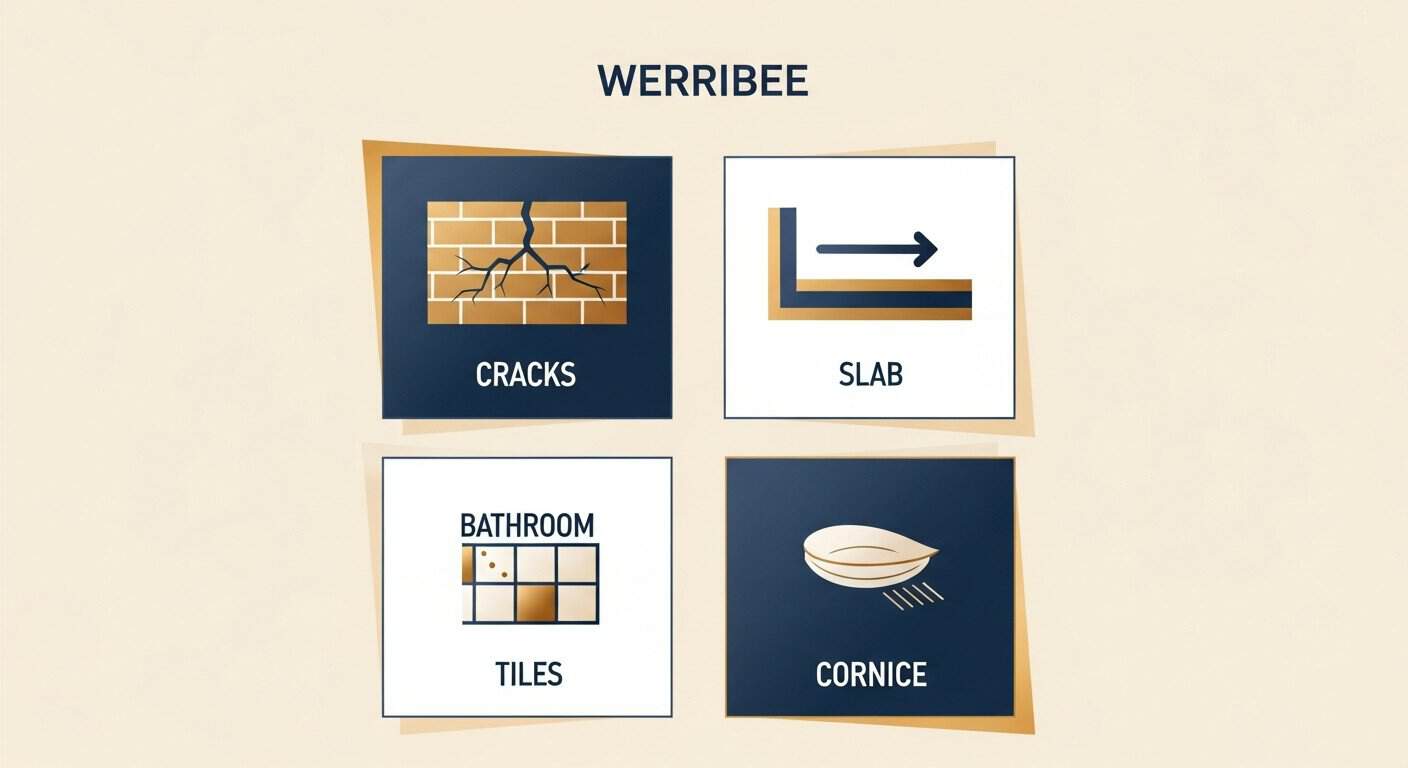 The four defects we see most often when inspecting homes in Werribee