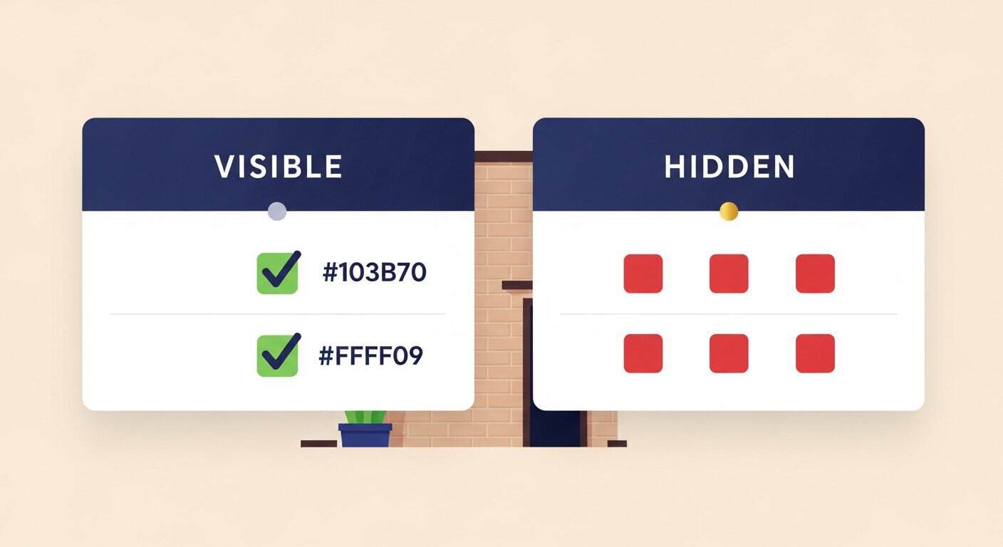 What stays visible vs hidden once plaster goes up